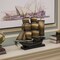 Vintiquewise Nautical Home Decor Metal Sailboat Centerpiece Ship Decor Desktop Decoration, Natural QI004320-N - alternate 4
